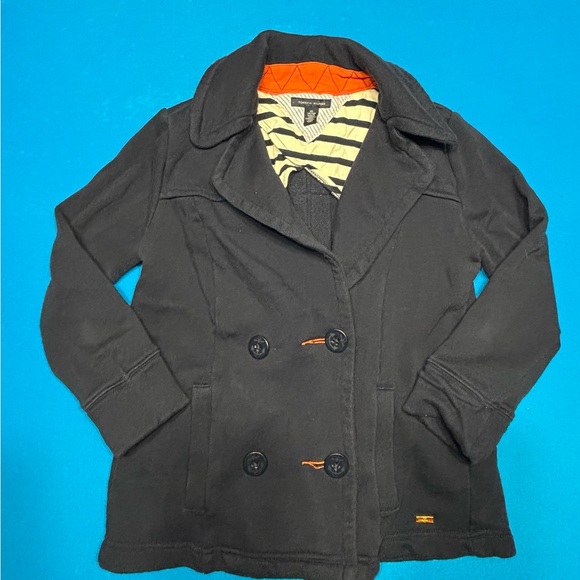 Tommy Hilfiger Navy Blue Double-Breasted Jacket - Picture 1 of 3